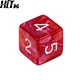 6 Sided Dice Acrylic Dice Transparent Red Dice DND Dice RPG Dice Tabletop Game Dice Board Game Dice